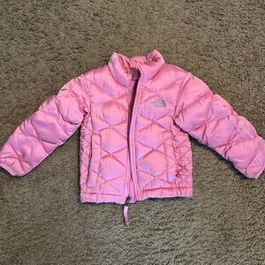 The North Face Pink Puffer Size 2T